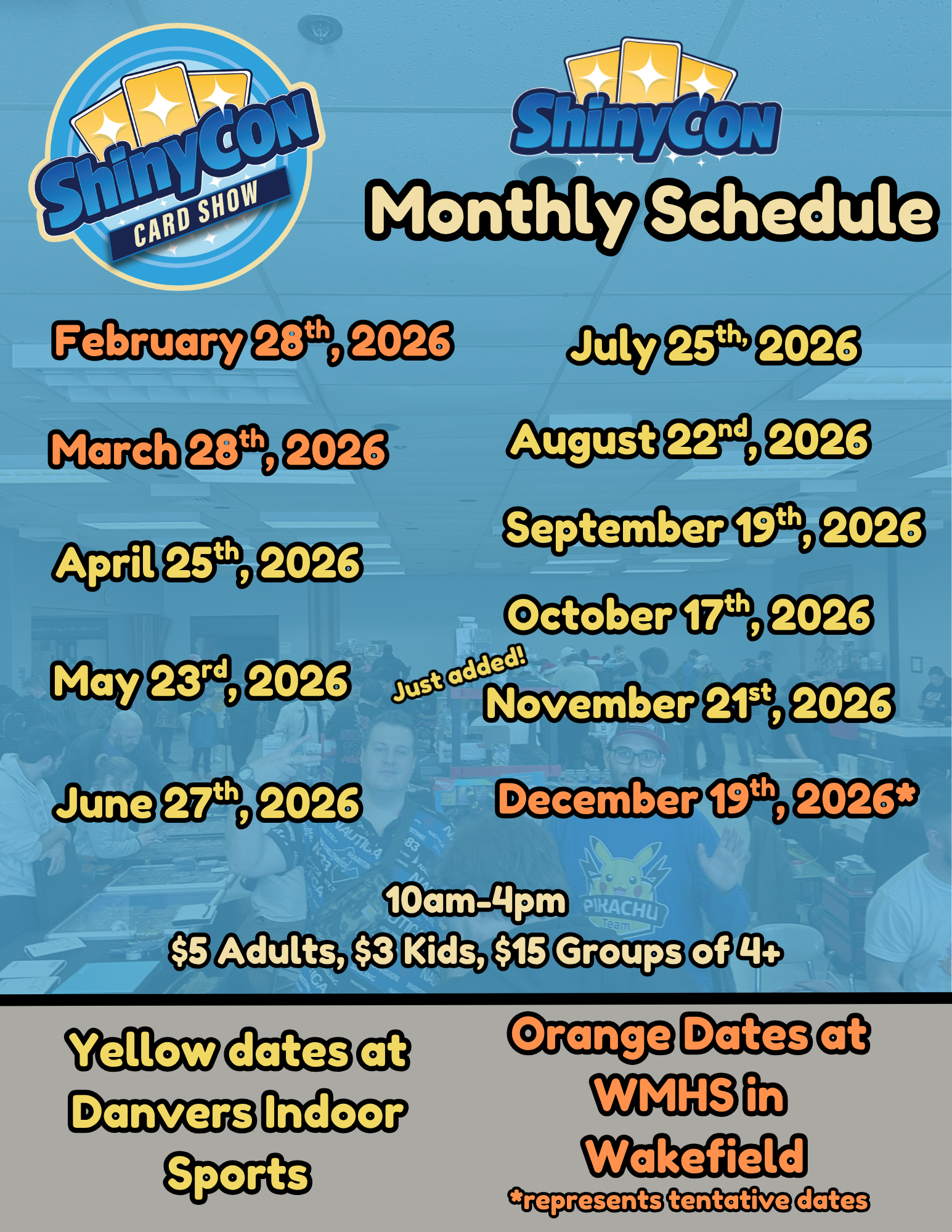 Pokmon Card Show Schedule | ShinyCon Card Show